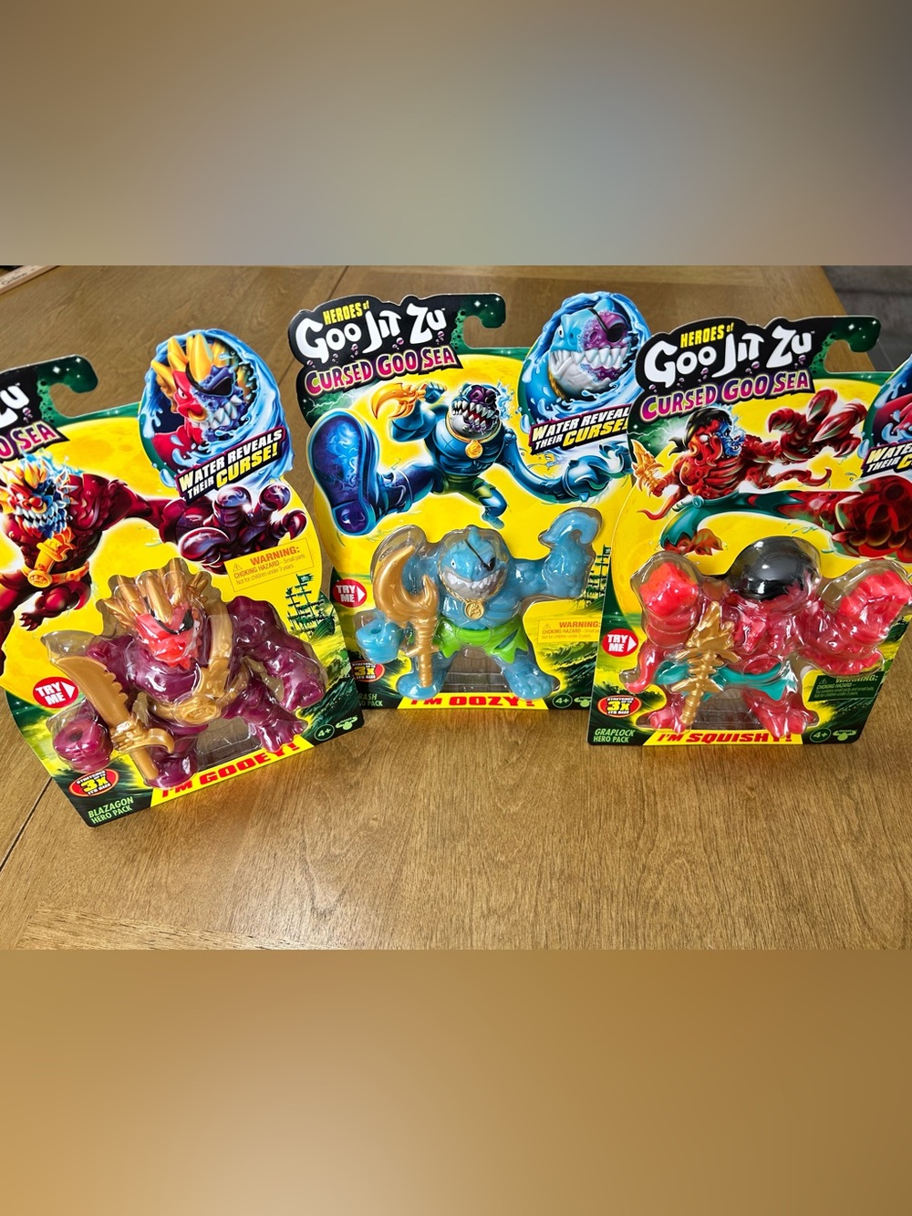 Cursed Goo Sea Creatures 3 pk bundle
SQUISHY, OOZY, & GOOEY